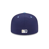 Men's New Era  Navy Myrtle Beach Pelicans Theme Nights 59FIFTY Fitted Hat
