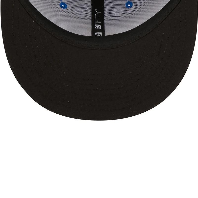 Men's New Era Light Blue Myrtle Beach Pelicans Authentic Collection 59FIFTY Fitted Hat