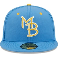 Men's New Era Royal Myrtle Beach Pelicans Authentic Collection Team Home 59FIFTY Fitted Hat