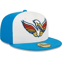 Casquette ajustée 59FIFTY Copa de La Diversion New Era pour homme, blanc/royal Pelicanos Myrtle Beach