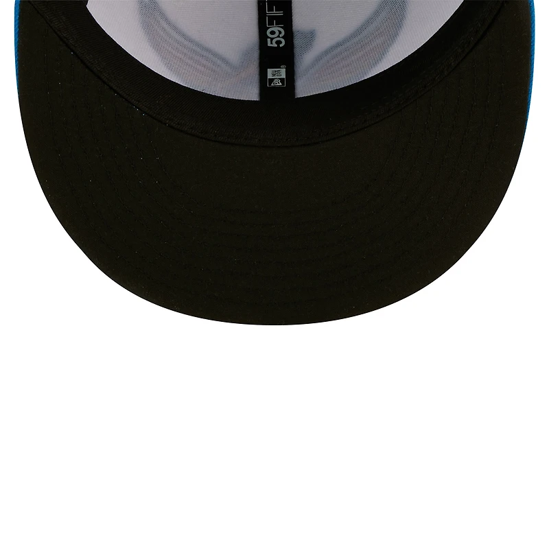 Casquette ajustée 59FIFTY Copa de La Diversion New Era pour homme, blanc/royal Pelicanos Myrtle Beach