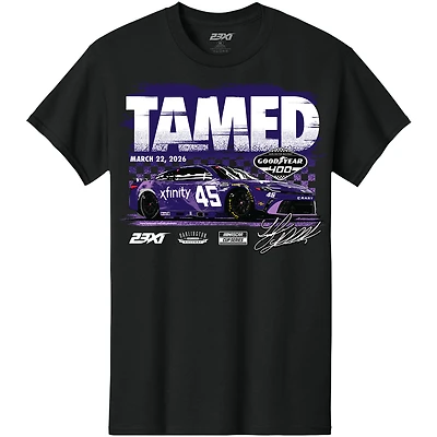 Men's 23XI Racing Black Tyler Reddick 2026 Goodyear 400 Race Winner T-Shirt