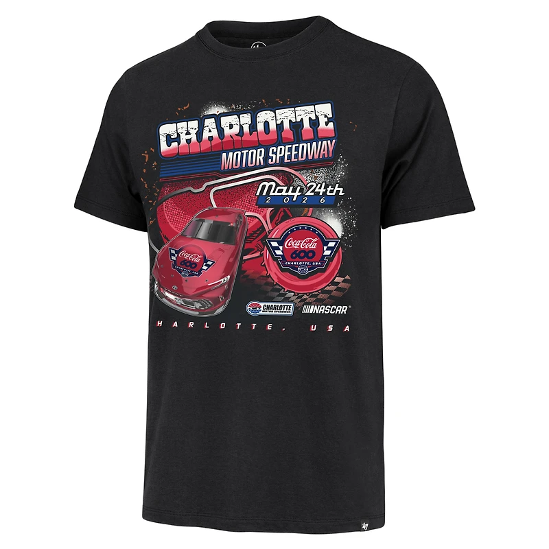 Men's '47 White Coca Cola 600 Franklin T-Shirt
