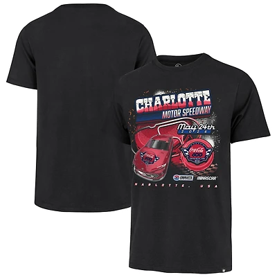 Men's '47 White Coca Cola 600 Franklin T-Shirt