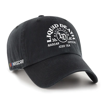Men's '47  Black NASCAR Liquid Death Triple Hit Clean Up Adjustable Hat
