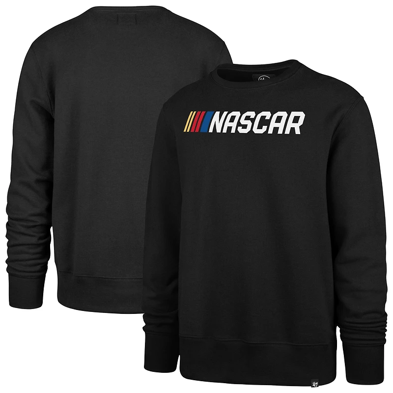 Sweat-shirt homme noir avec logo NASCAR « 47 »