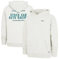 Sweat à capuche pour homme « 47 Cream NASCAR Logo Leon Foundation »