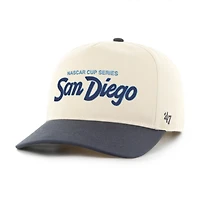 Casquette ajustable basique NASCAR San Diego Weekend Crosstown pour homme, modèle 47, couleur naturelle/marine
