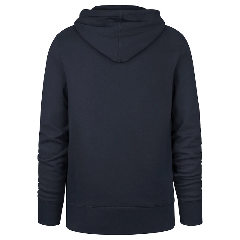 Men's '47 Navy NASCAR Liquid Death Imprint Headline Pullover Hoodie