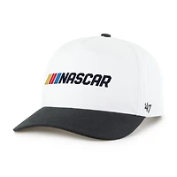 Men's '47  White/Black NASCAR Two-Tone Team Adjustable Hitch Hat