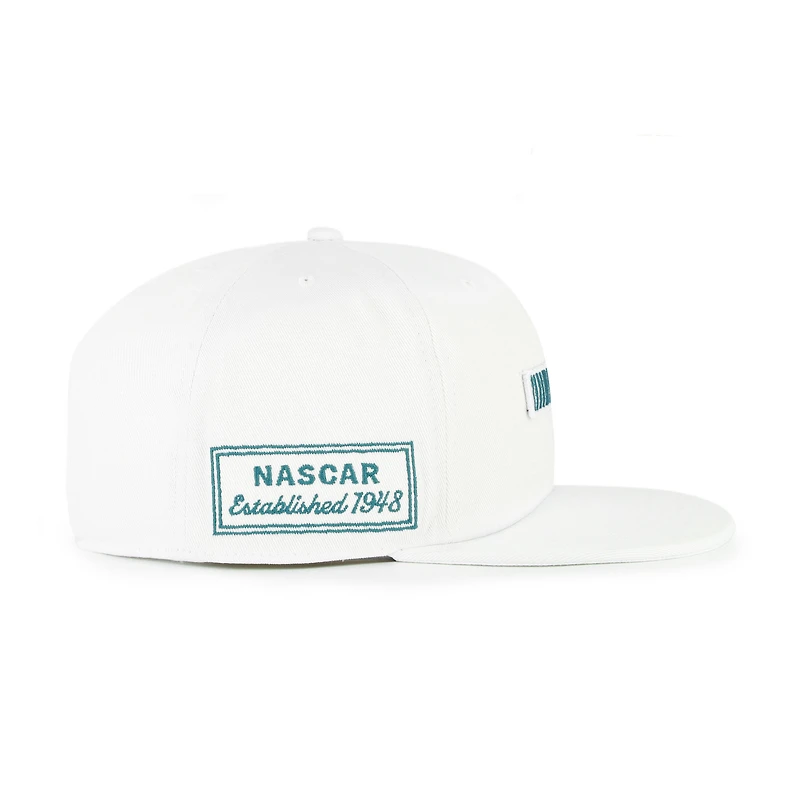 Men's '47  White NASCAR Contemporary Relaxed Captain Adjustable Hat
