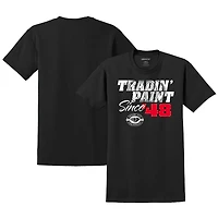 T-shirt noir à trois mélanges NASCAR Tradin' Paint Since '48 pour homme