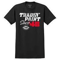T-shirt noir à trois mélanges NASCAR Tradin' Paint Since '48 pour homme