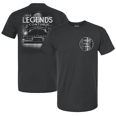 Men's Checkered Flag Black NASCAR Hall of Fame Legends Retro T-Shirt