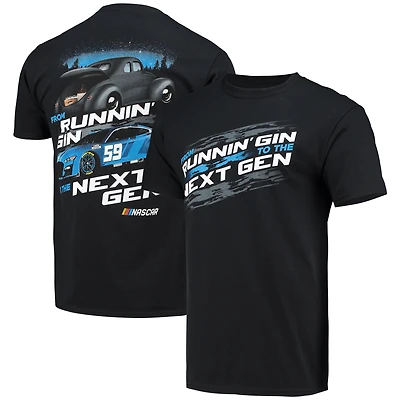 T-shirt à damier noir pour homme NASCAR Next Gen 2-Spot