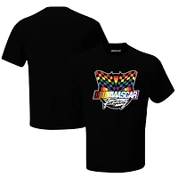 Men's Checkered Flag Sports  White NASCAR Racing T-Shirt