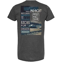 Men's Checkered Flag Charcoal NASCAR Hall of Fame Racing For Retro T-Shirt