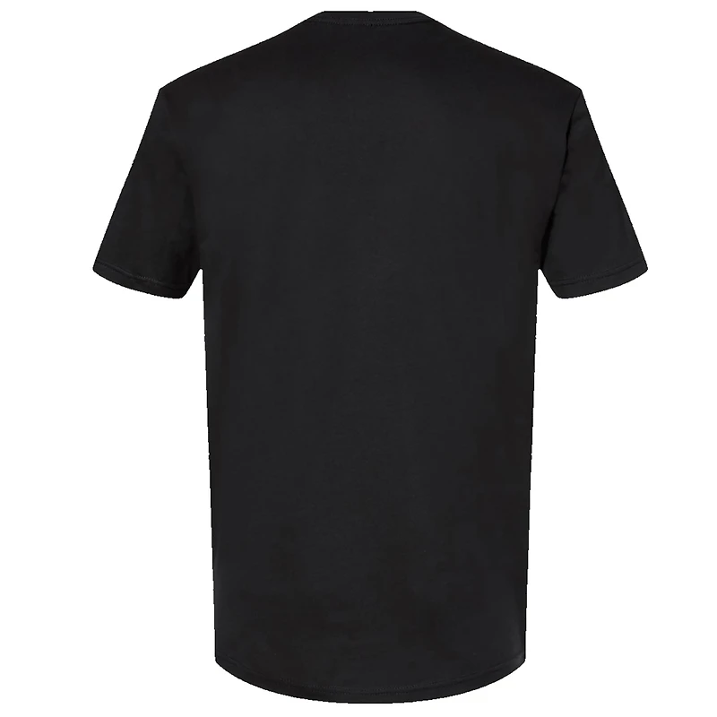 T-shirt de course NASCAR noir pour homme avec drapeau à damier