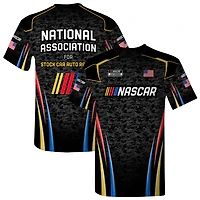 Men's Checkered Flag Sports  Black NASCAR Uniform T-Shirt