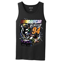 Débardeur noir NASCAR YAAASCAR Pride Sports à damier pour hommes