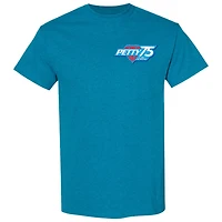 T-shirt à damier pour hommes, sport, bleu, NASCAR, 75 ans de course, Petty Family Tradition