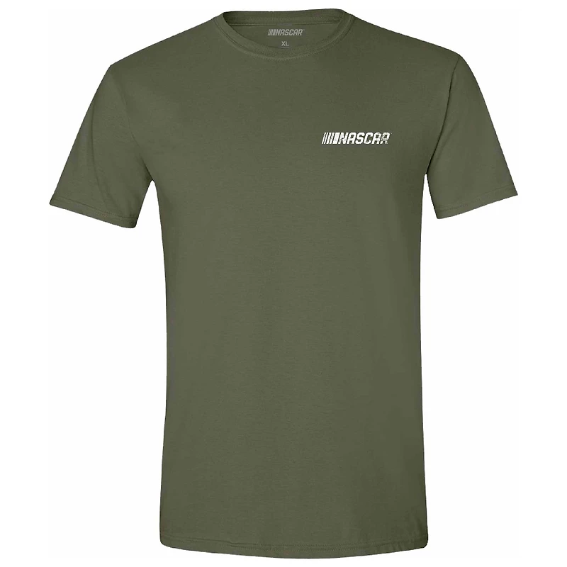 Men's Checkered Flag Sports Green NASCAR Merchandise T-Shirt