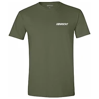 Men's Checkered Flag Sports Green NASCAR Merchandise T-Shirt