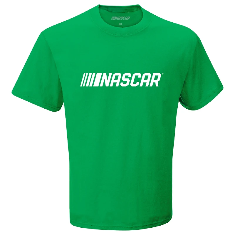 Men's Checkered Flag Sports Green NASCAR St. Patrick's Day T-Shirt