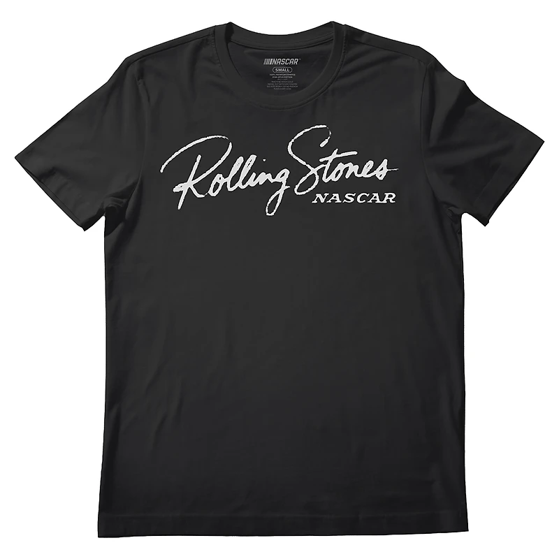 T-shirt homme Classic Ink Black Rolling Stones x NASCAR Guitar