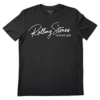 T-shirt homme Classic Ink Black Rolling Stones x NASCAR Guitar