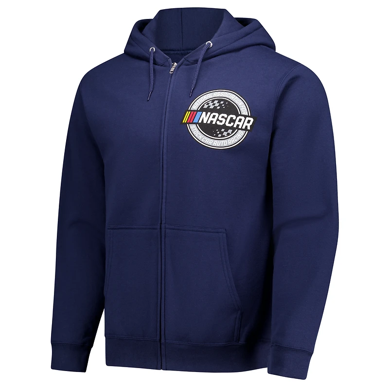 Men's Classic Ink  Navy NASCAR Full-Zip Hoodie