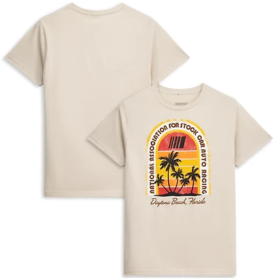 Men's Classic Ink Sand NASCAR Daytona Beach Palm Trees T-Shirt