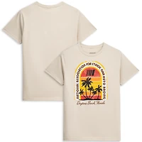 Men's Classic Ink  Sand NASCAR Daytona Beach Palm Trees T-Shirt