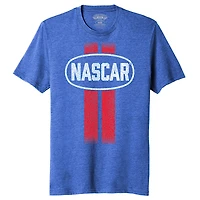 Men's  Heather Royal NASCAR Racing Stripe T-Shirt