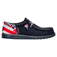 Men's Hey Dude x NASCAR Black 2026 Wally Funk Merica