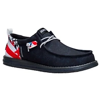 Men's Hey Dude x NASCAR Black 2026 Wally Funk Merica