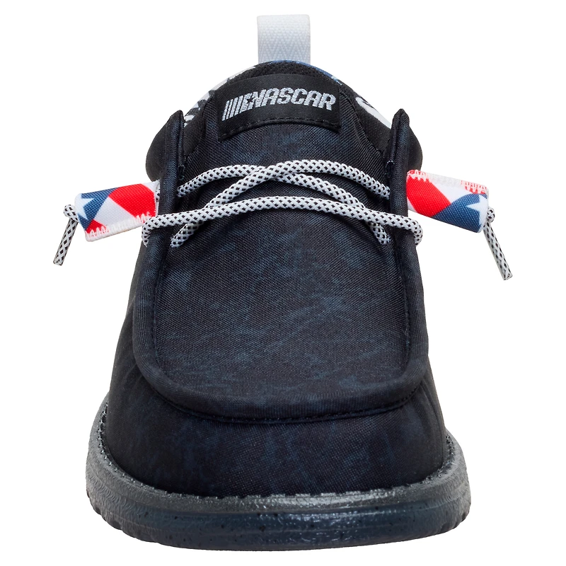 Men's Hey Dude x NASCAR Black 2026 Wally Funk Merica