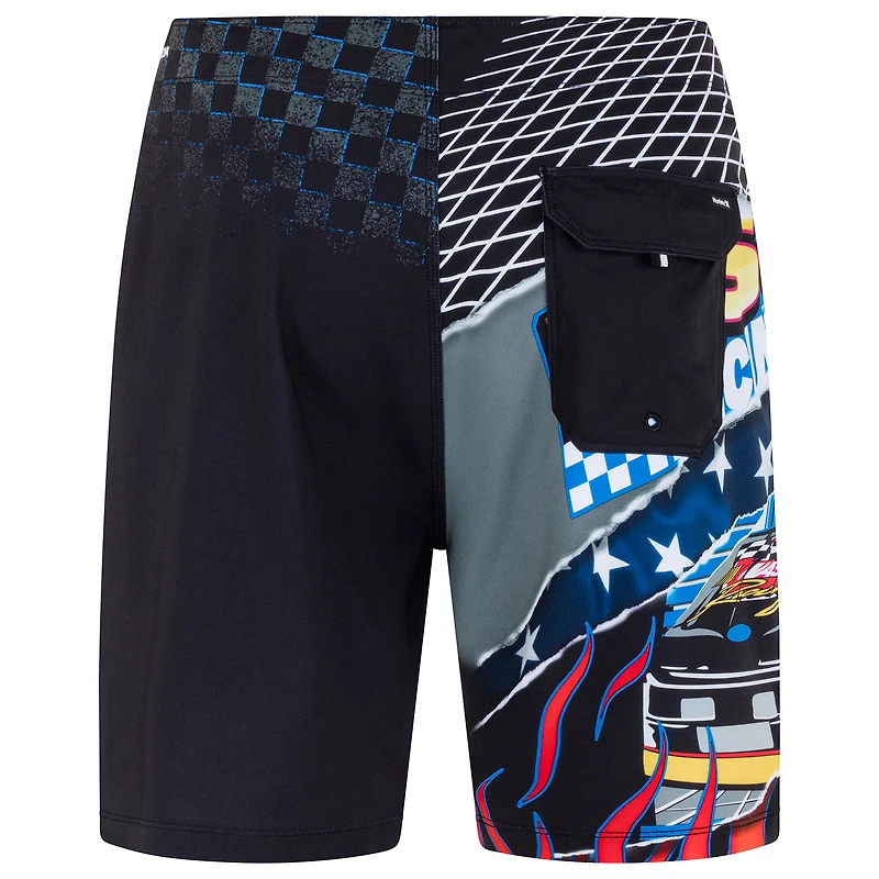 Men's Hurley Black NASCAR Phantom-Eco Racing 20'' Boardshort