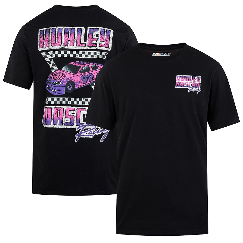 Men's Hurley x Everday Black NASCAR Everyday Faster T-Shirt