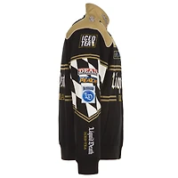 Men's JH Design Black NASCAR Liquid Death Full-Snap Twill Uniform Jacket