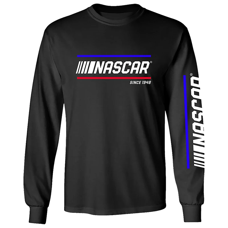 Men's NASCAR Black Long Sleeve T-Shirt