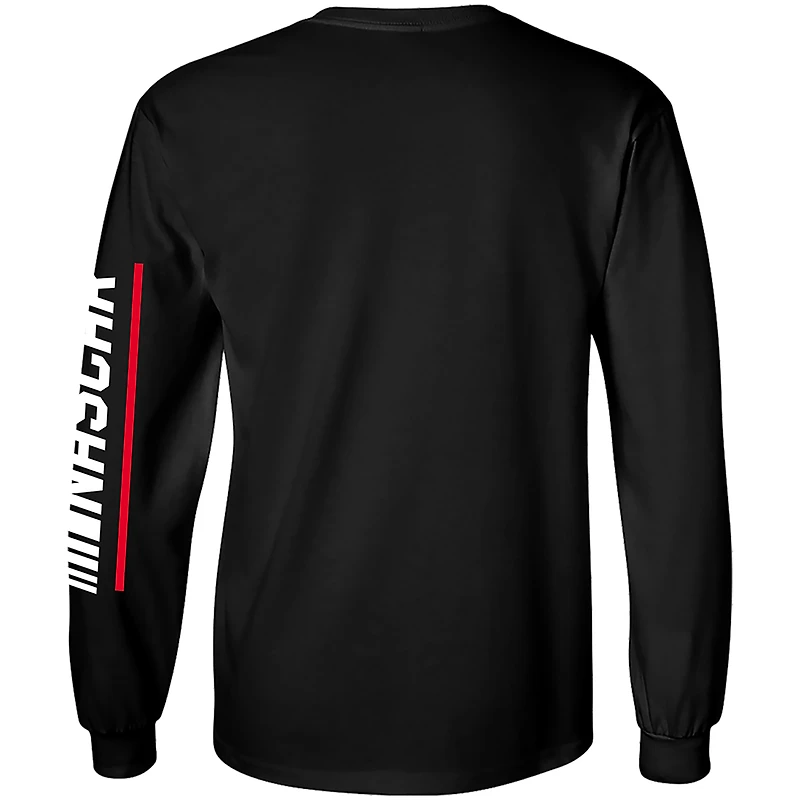 Men's NASCAR Black Long Sleeve T-Shirt