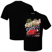 T-shirt NASCAR noir Slaytona pour homme