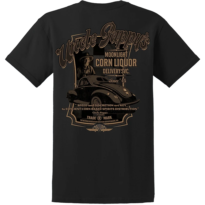 T-shirt à trois mélanges NASCAR noir Uncle Pappy pour hommes