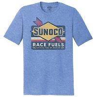 Men's NASCAR  Heather Blue Sunoco Tri-Blend T-Shirt