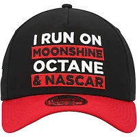 Casquette snapback NASCAR 9FORTY A-Frame Trucker New Era noire/écarlate pour homme