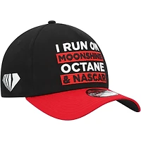 Casquette snapback NASCAR 9FORTY A-Frame Trucker New Era noire/écarlate pour homme