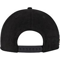 Men's New Era Black Bristol Motor Speedway Volunteer 500 Retro Cord Golfer Adjustable Hat