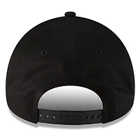Casquette ajustable New Era noire pour homme, modèle 9FORTY, commémorant le Temple de la renommée NASCAR (promotion 2026).