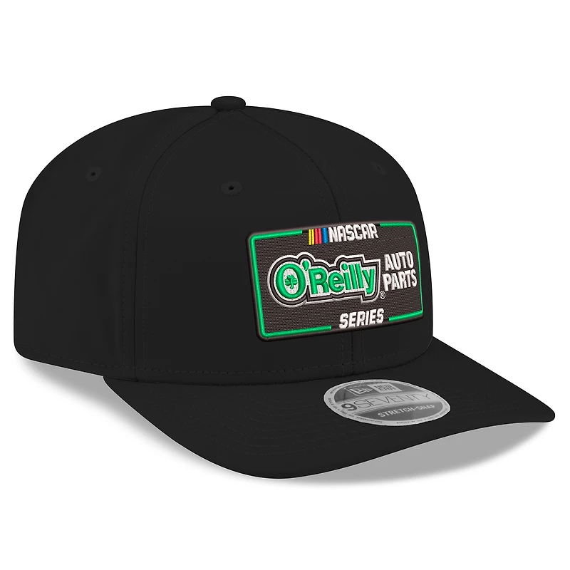 Men's New Era Charcoal NASCAR O'Reilly Auto Parts Series 9SEVENTY Stretch-Snap Hat